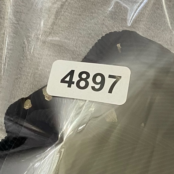 New! Beach Riot Emmy Bottom gold spot black metallic high waisted 24897 - Picture 8 of 8